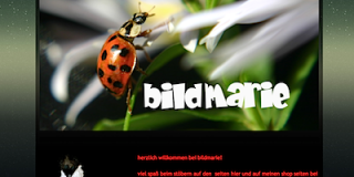 Screenshot bildmarie.de